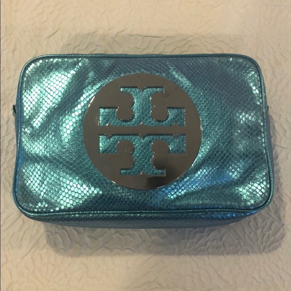 ***Rare*** tory Burch large cosmetic bag